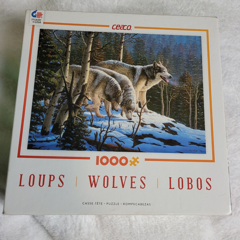 Ceaco 1000 piece Puzzle WOLVES